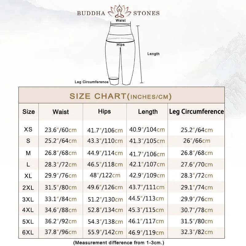 Buddha Stones Casual Elephant Geometric Figure Women's Elastic Waist Harem Pants