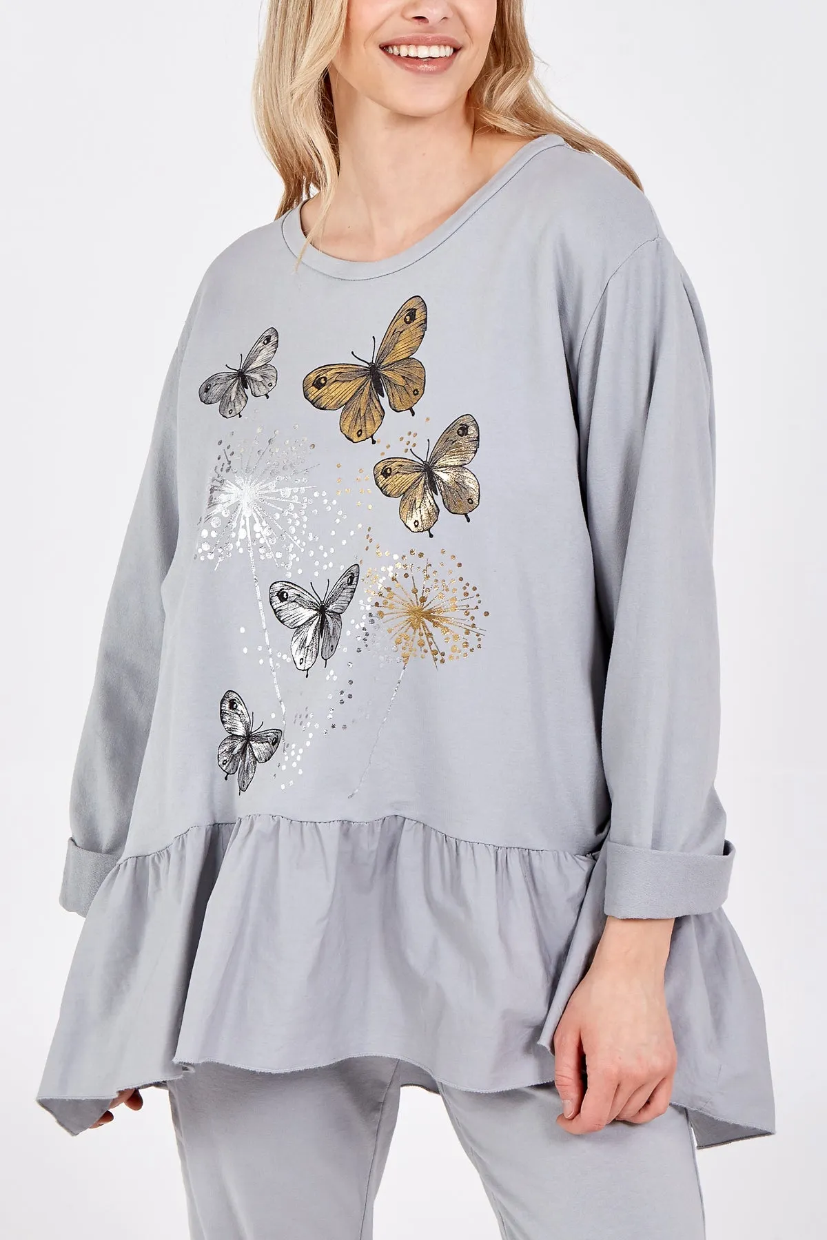 Butterfly Frill Hem Lounge Set