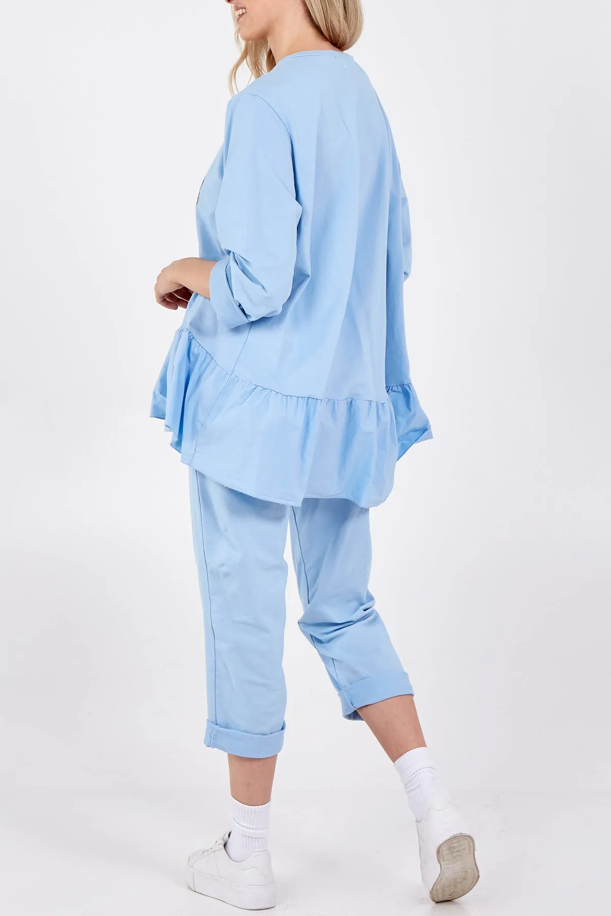 Butterfly Frill Hem Lounge Set