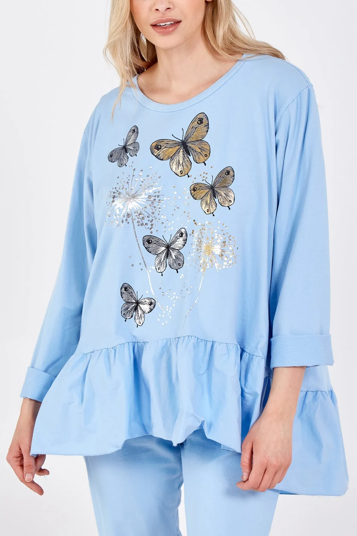 Butterfly Frill Hem Lounge Set