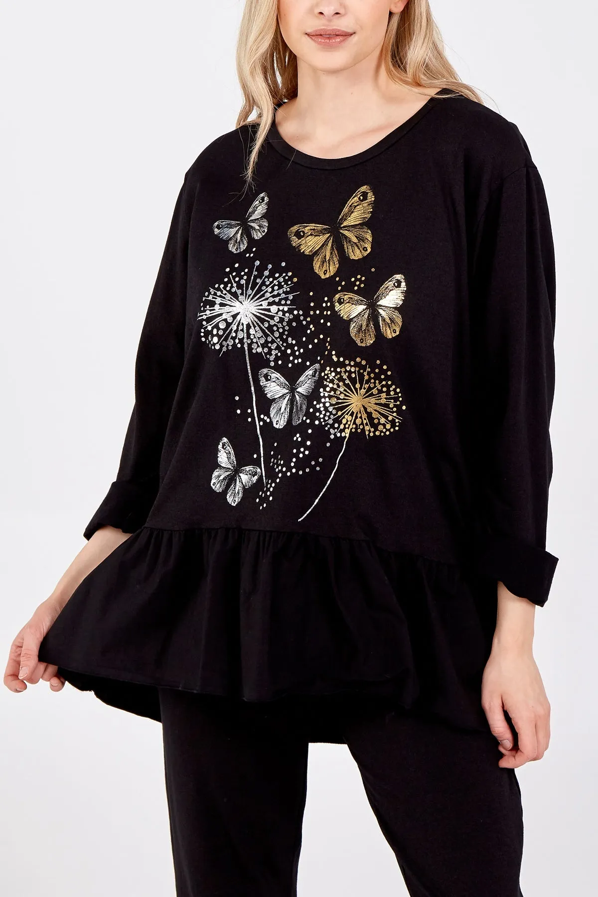 Butterfly Frill Hem Lounge Set