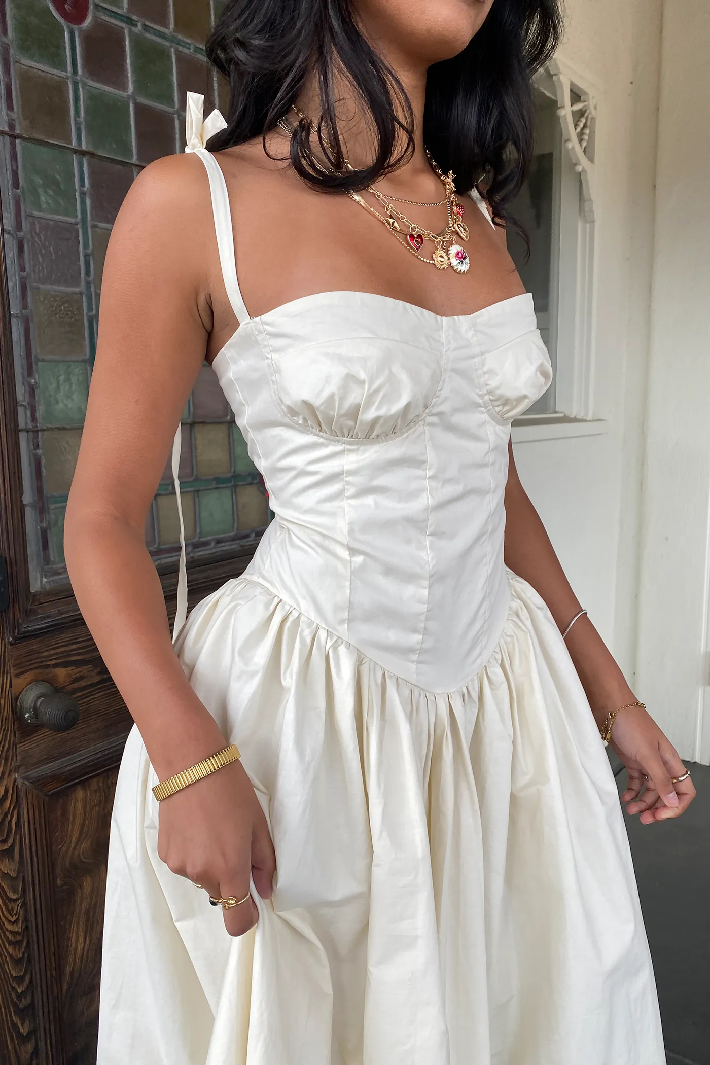 Cami Corset Maxi Dress by For Good