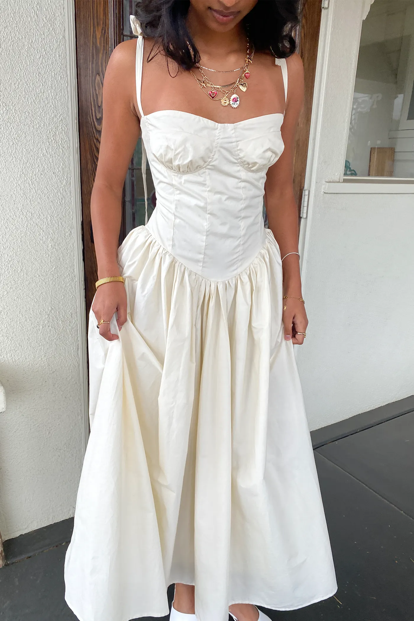 Cami Corset Maxi Dress by For Good