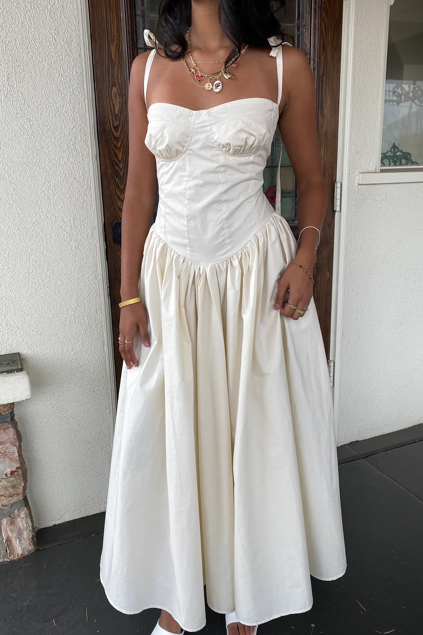 Cami Corset Maxi Dress by For Good