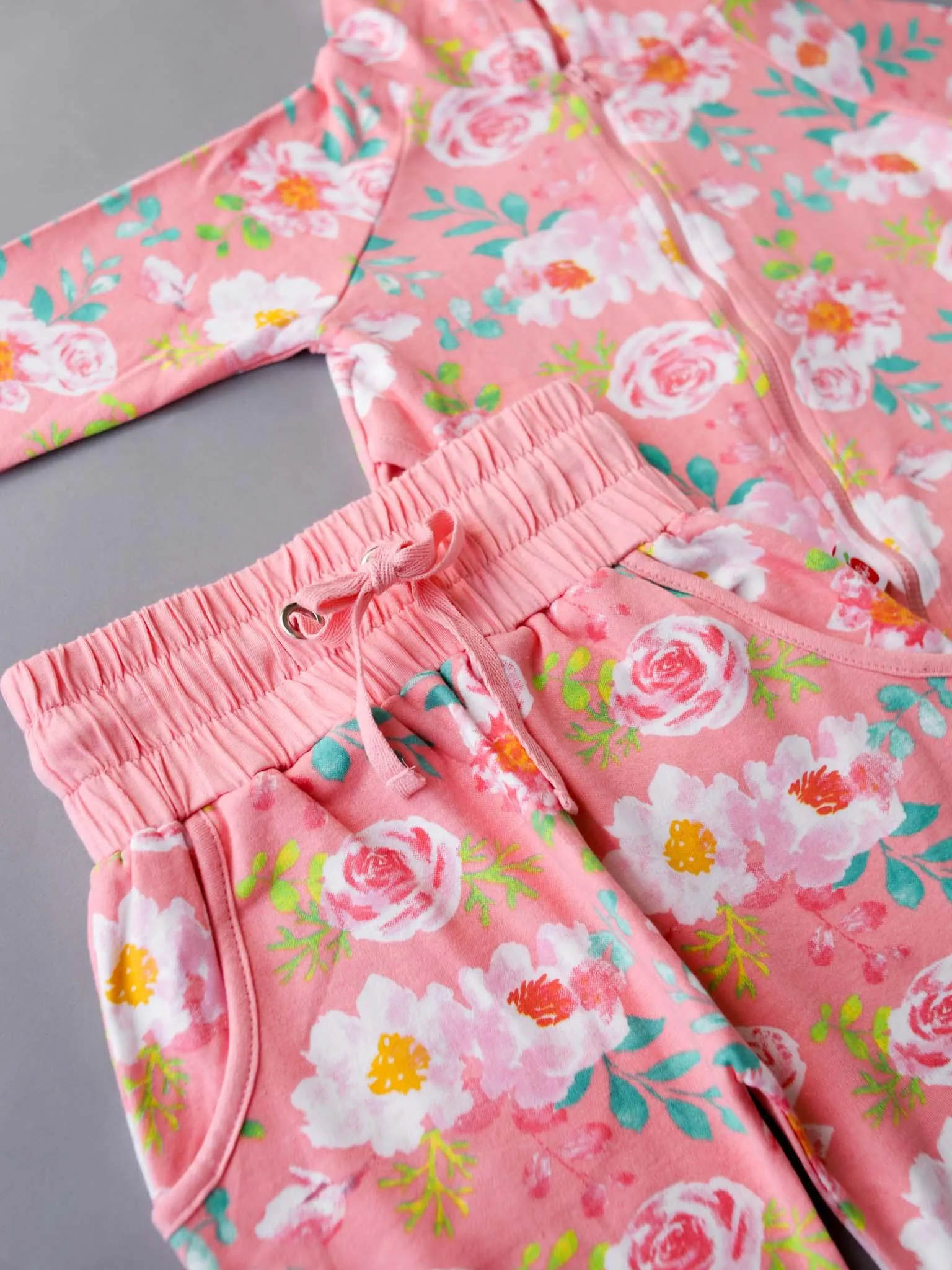 Charlie Pink Watercolour Jersey Pants