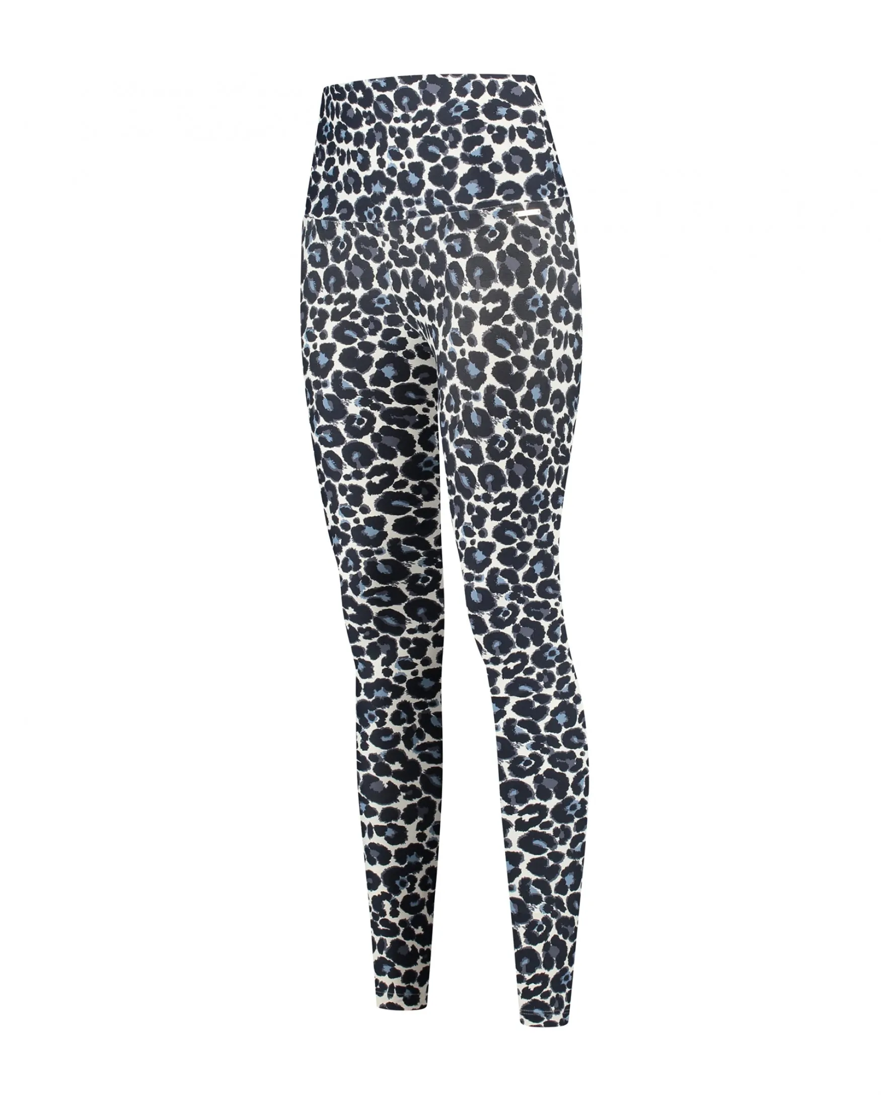 Classic Leggings High Waistband | Leopard Summer Blue