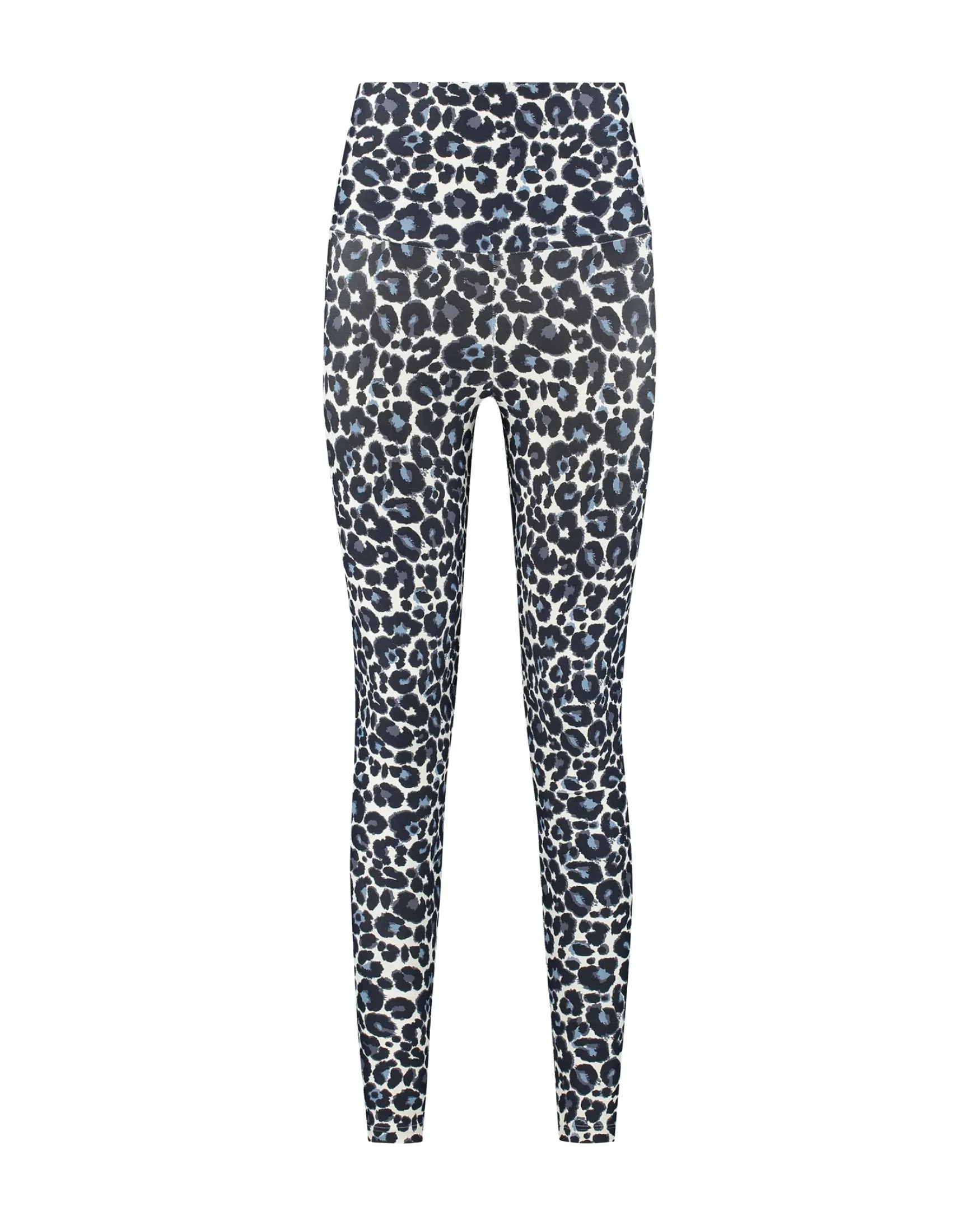 Classic Leggings High Waistband | Leopard Summer Blue