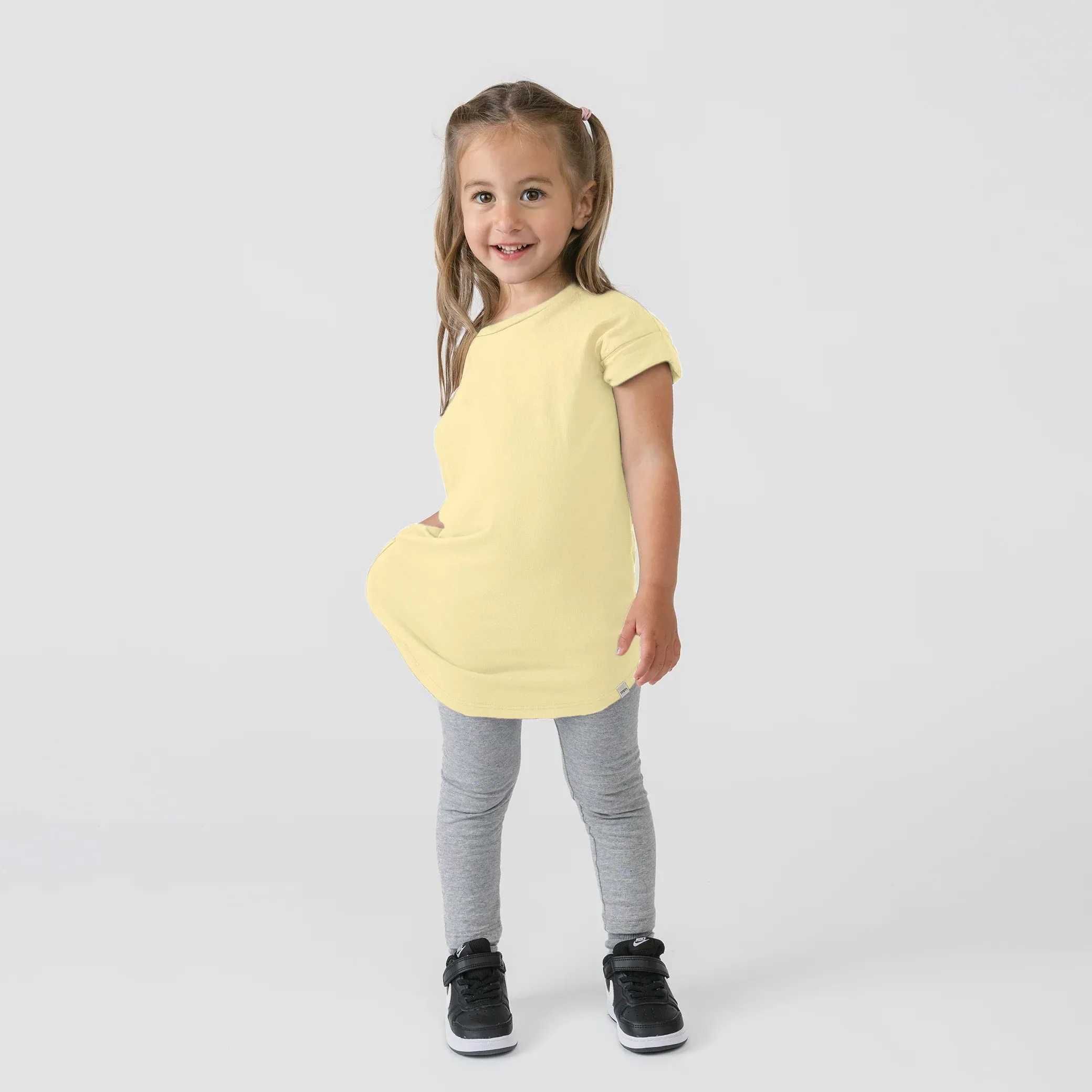 Cloud Rolled Sleeve Dress
