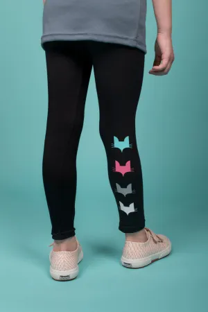 Coloured Fox Head Leggings