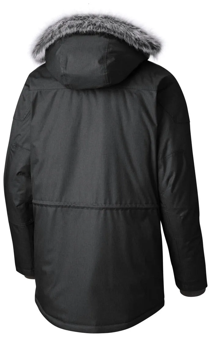 Columbia Men Grey Barlow Pass 550 Turbodown Jacket