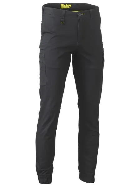 Connect Civil Works | Stretch Cotton Drill Cargo Cuffed Pants