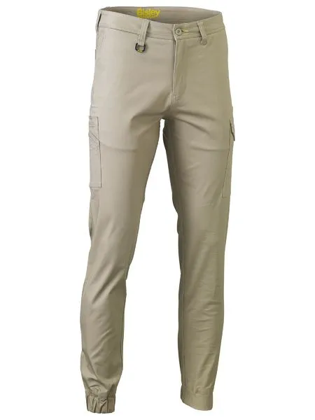 Connect Civil Works | Stretch Cotton Drill Cargo Cuffed Pants