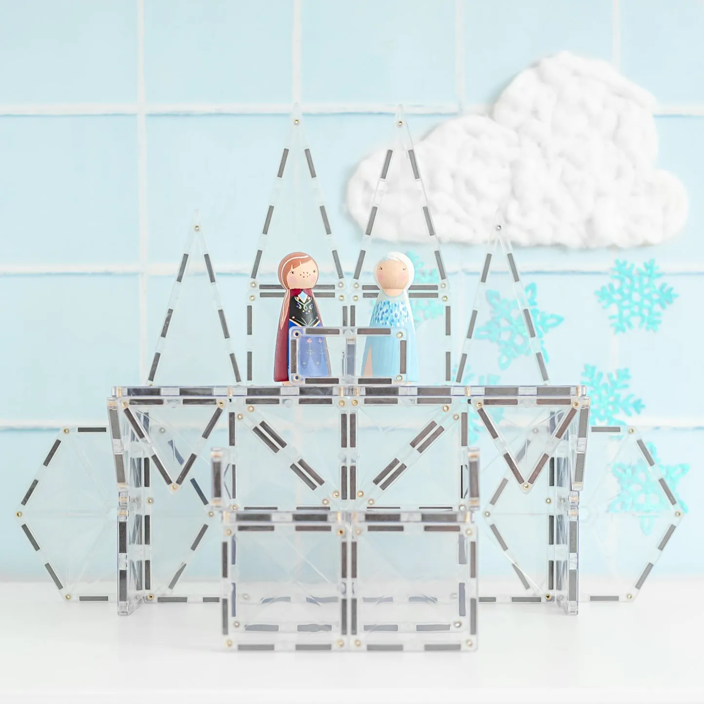 Connetix Clear Starter Pack (34 Pieces)