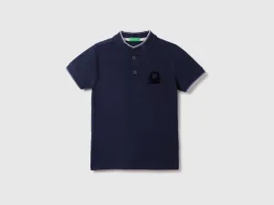 Cotton Blend Solid Polo Neck Boys T-shirts