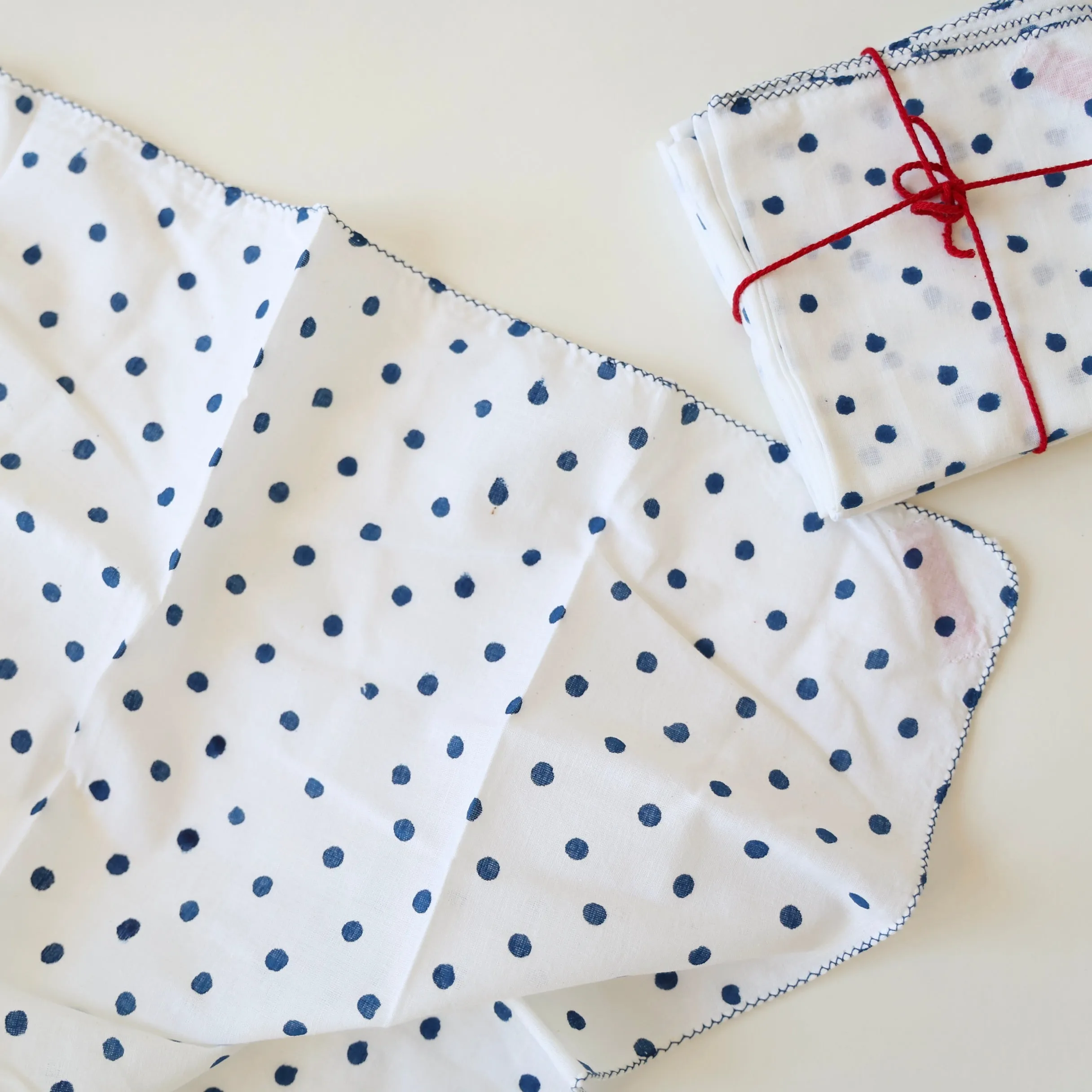 Cotton Polkadot Napkin Sets - 2 color Options