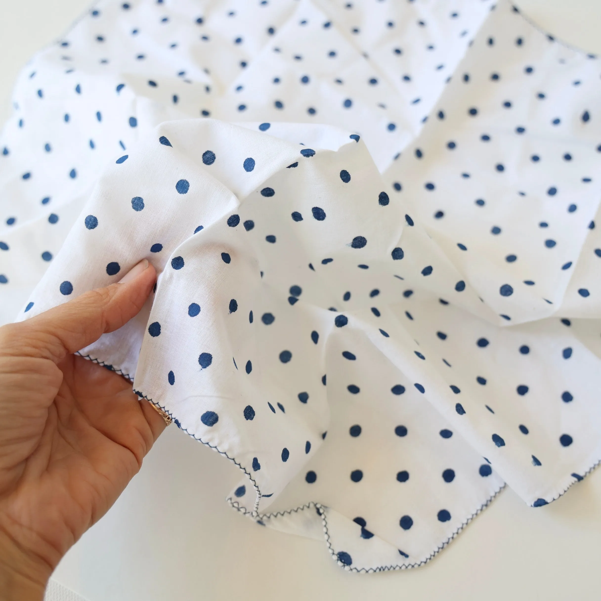 Cotton Polkadot Napkin Sets - 2 color Options