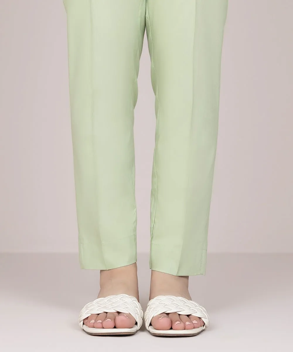 Cotton Viscose Cigarette Pants
