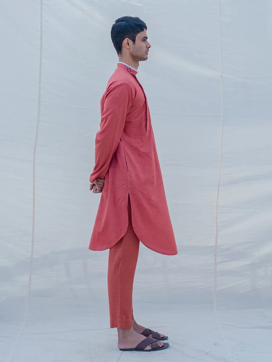 Cotton X Linen Coral