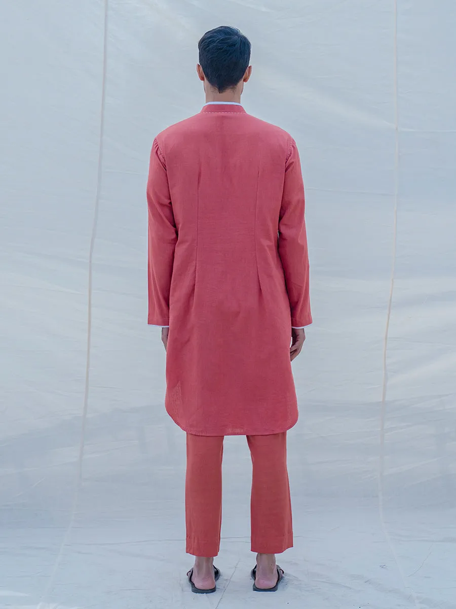 Cotton X Linen Coral