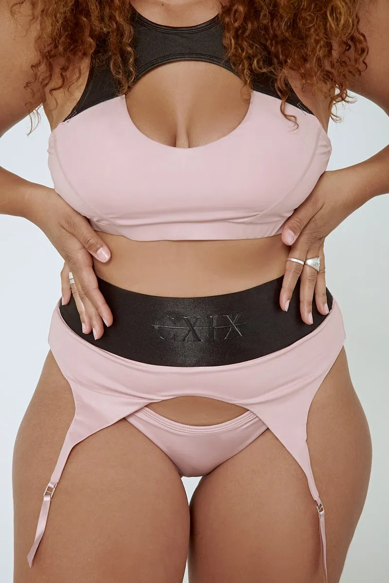 CXIX Snatched Garter Bottom - Pink