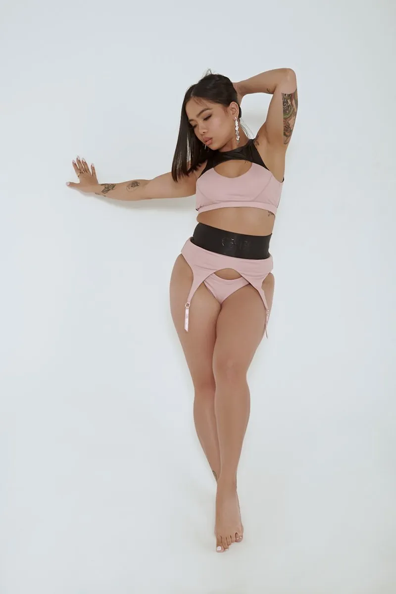 CXIX Snatched Garter Bottom - Pink