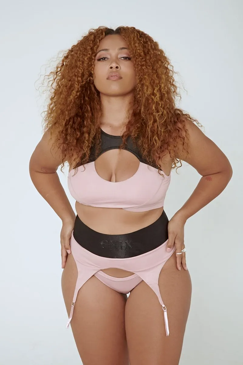 CXIX Snatched Garter Bottom - Pink