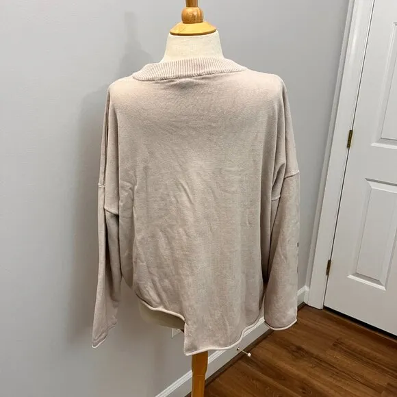 Cynthia Ashby Oversized Crewneck Sweater Wrought Iron Spray paint Art