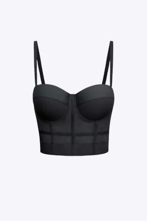 Denise - Chic Underwire Support Woman's Bustier Top