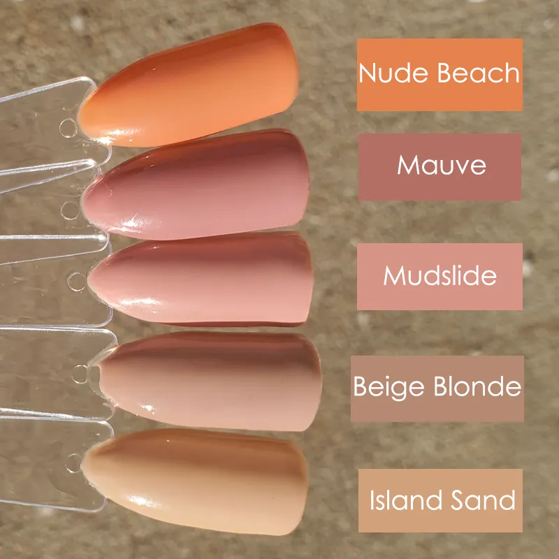 Desert Sand Collection Gel Polish Bundle (5 Pack)