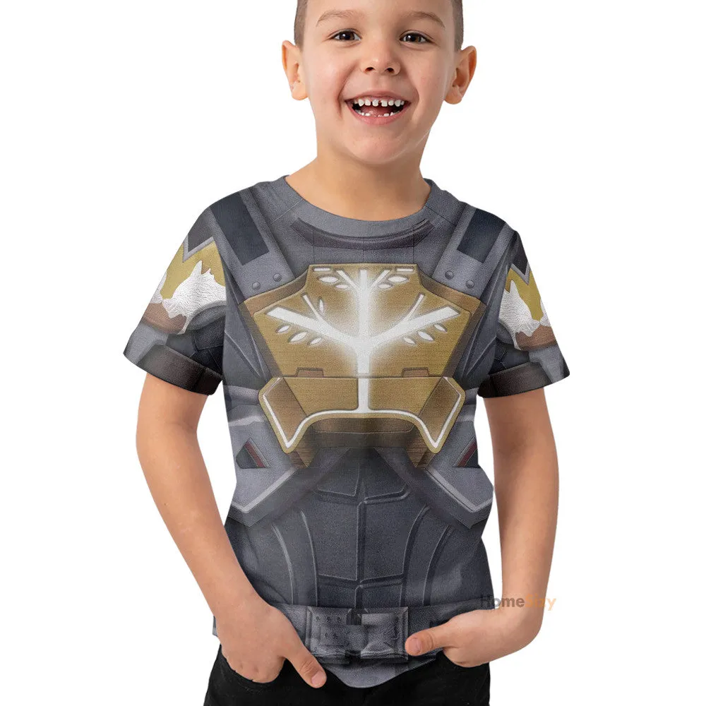Destiny 2 Titan Custom Cosplay Costume Kid Tshirt QT212185Hf