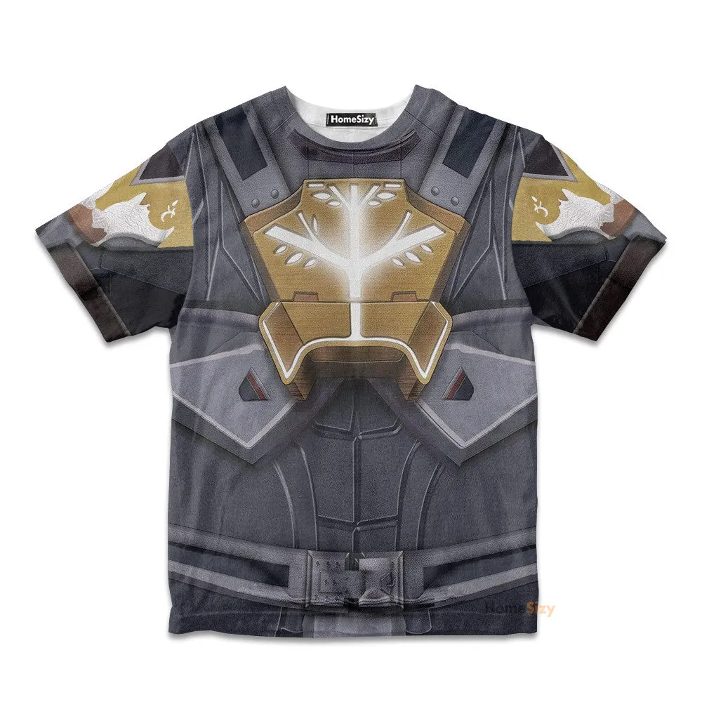 Destiny 2 Titan Custom Cosplay Costume Kid Tshirt QT212185Hf