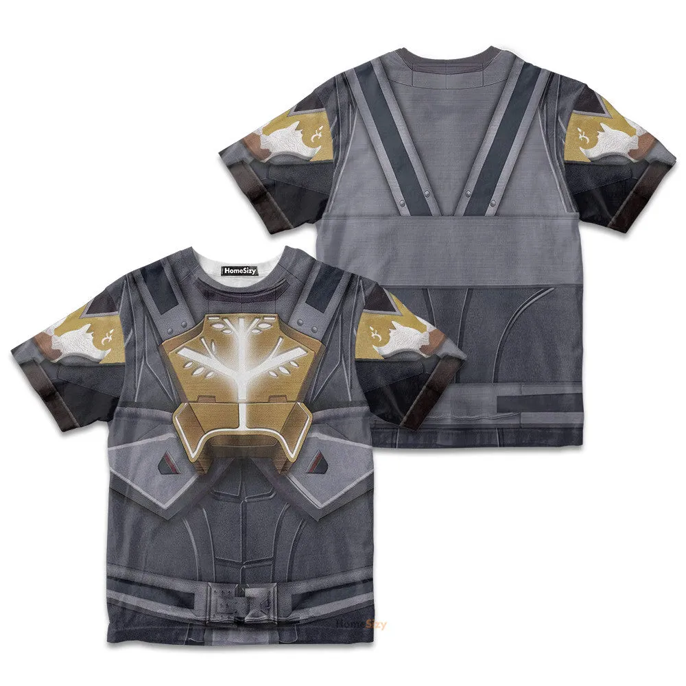 Destiny 2 Titan Custom Cosplay Costume Kid Tshirt QT212185Hf