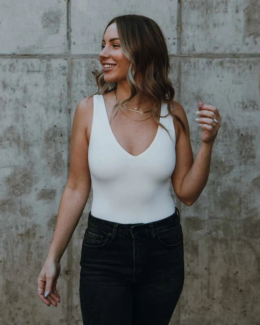 Double Plunging Bodysuit