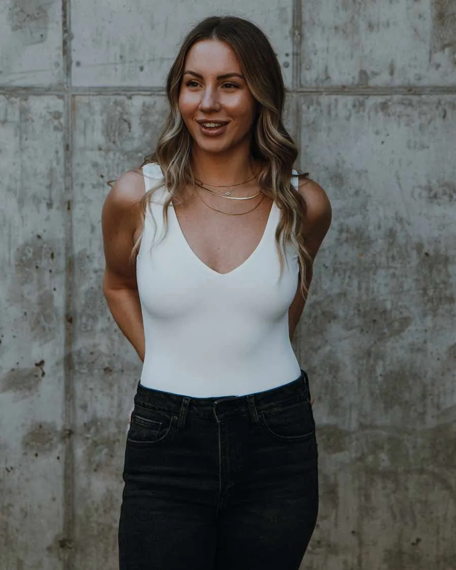 Double Plunging Bodysuit
