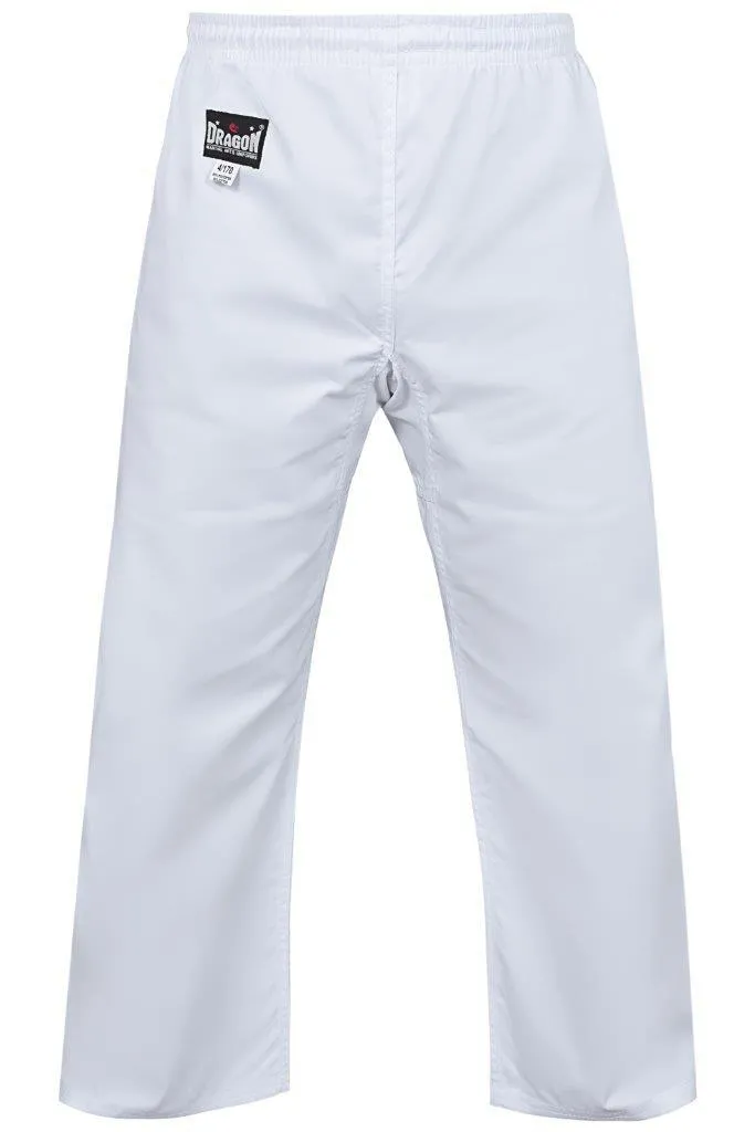 Dragon Deluxe Taekwondo Uniform | White [8oz]