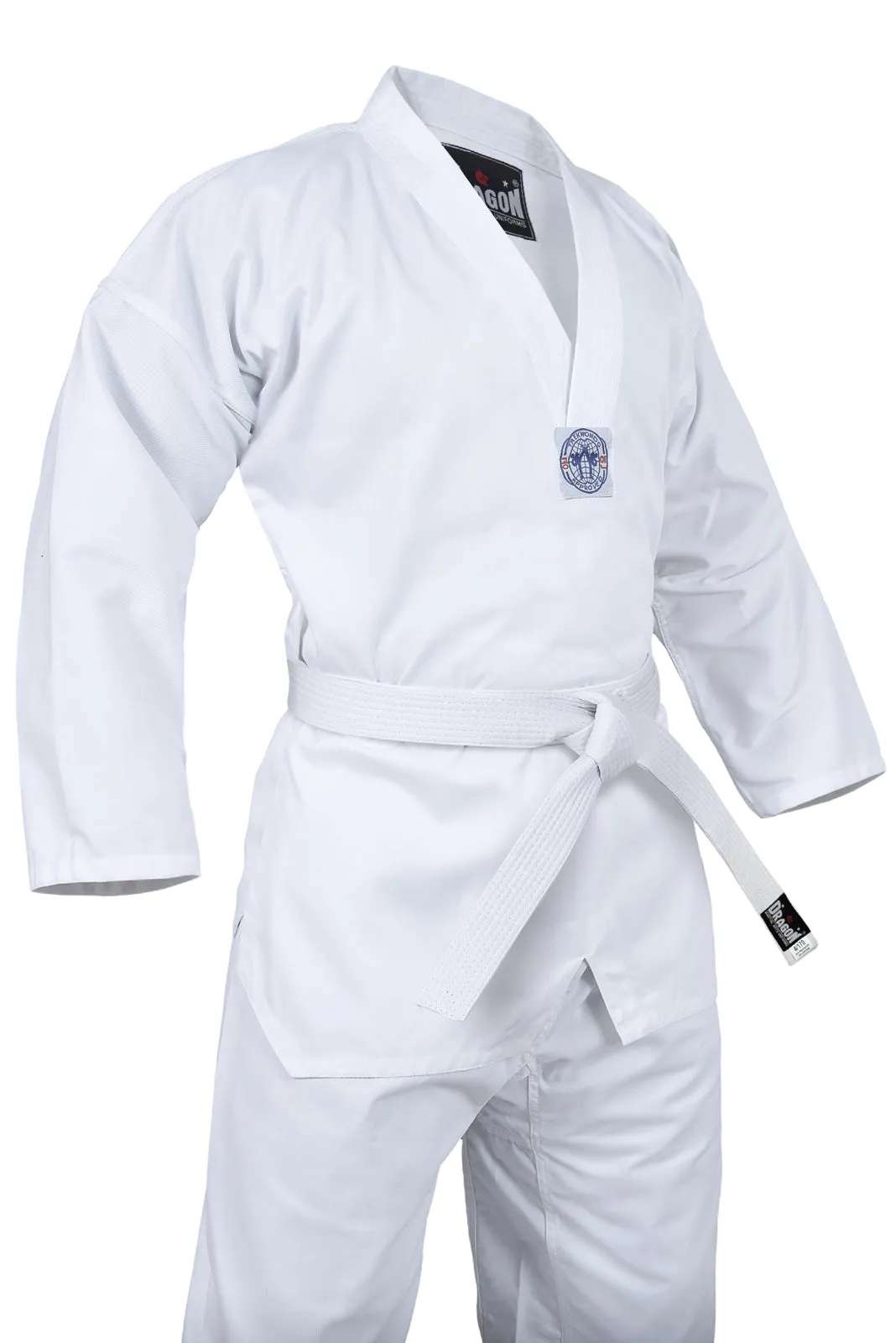 Dragon Deluxe Taekwondo Uniform | White [8oz]