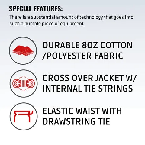 Dragon Deluxe Taekwondo Uniform | White [8oz]