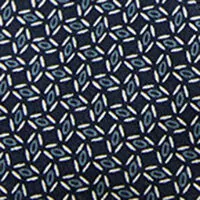 Easy care micro print poplin shirt - Blue