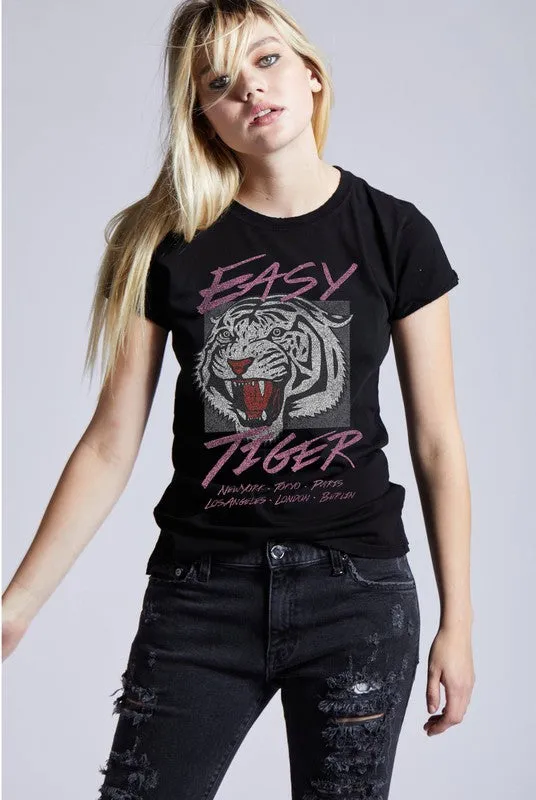 Easy Tiger Around the World Vintage Tee, Recycled Karma