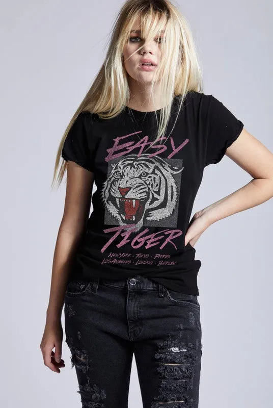 Easy Tiger Around the World Vintage Tee, Recycled Karma