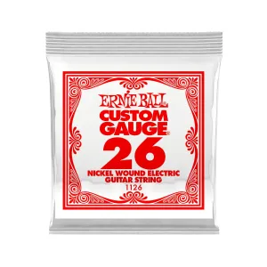 Ernie Ball .026 Nickel Wound Electric Guitar Single String