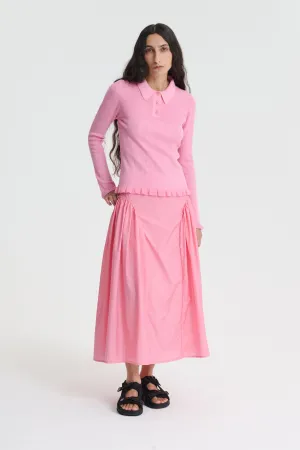 FABIOLA | SKIRT SHIKI LIGHT TAFFETA SORBET