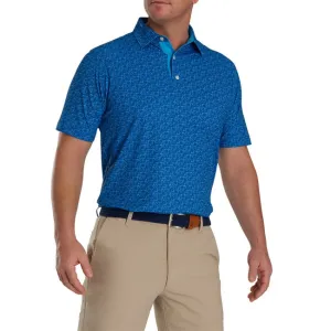 FootJoy Men's Golf Course Doodle Stretch Pique Self Collar