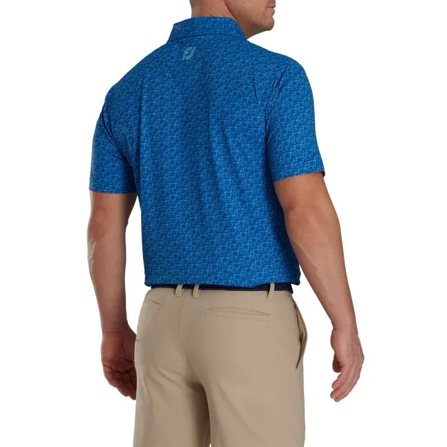 FootJoy Men's Golf Course Doodle Stretch Pique Self Collar
