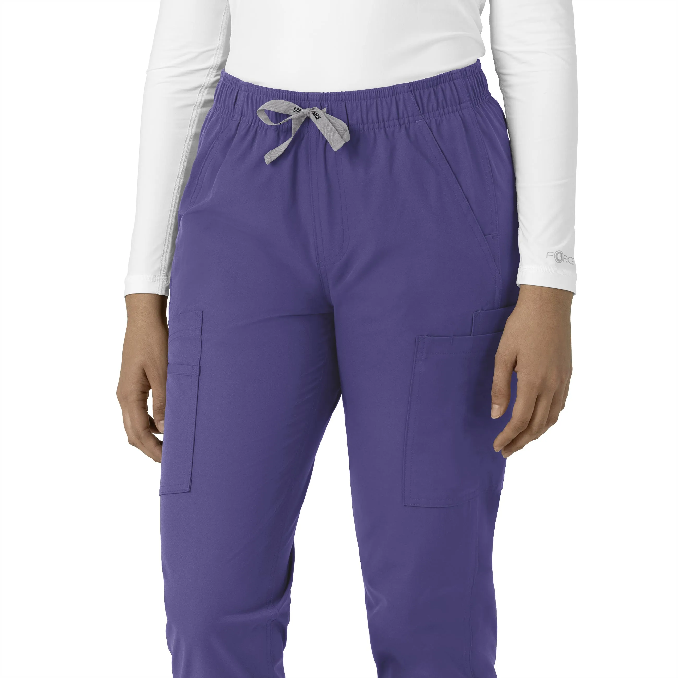 Force Essentials C51213 Straight Leg Scrub Pants Grape