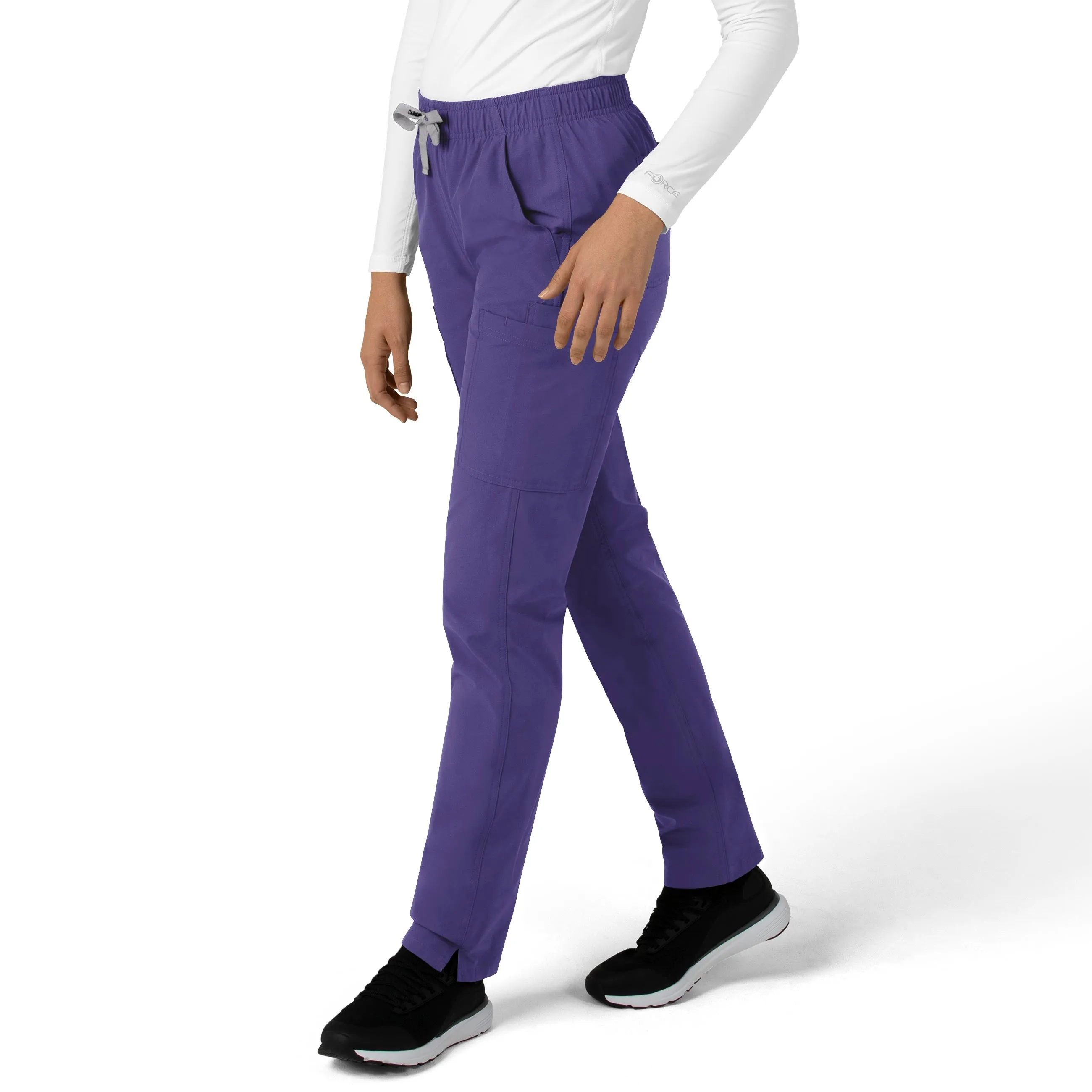 Force Essentials C51213 Straight Leg Scrub Pants Grape
