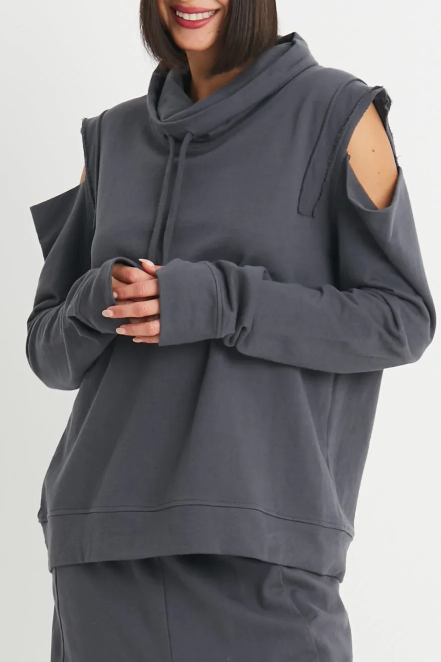 French Terry  Flash Dance Top