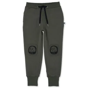 Friendly Skulls Patch Trackies - Khaki