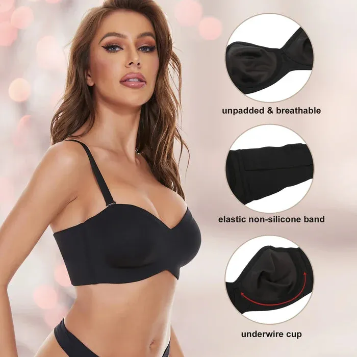 Full Support Non-Slip Convertible Bandeau Bra LAST DAY 49% OFF -  (Buy 2 Vip Shipping)