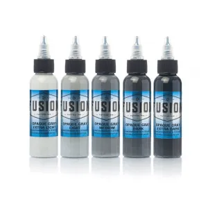 Fusion Ink - Opaque Grey Set